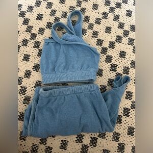 Colsie blue sweat set